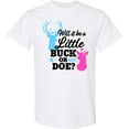thumbnail image 3 of Inktastic Gender Reveal Will It Be a Little Buck or Doe? T-Shirt, 3 of 5
