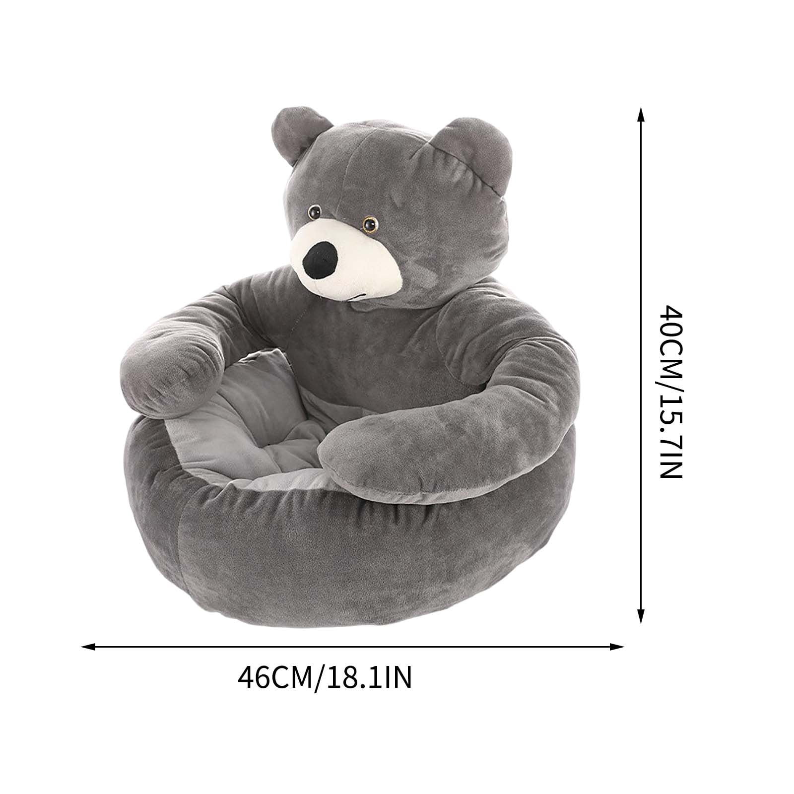 Cute Bear Hug Pet Bed, 46x40cm Detachable Washable Dog Beds, Soft Comfortable Plush Cat Sleeping Mat, Pet Bed Warm Cozy Calming Pet House, Warm Pet Bed Mat, Non-Slip Dog Cat Beds