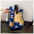 thumbnail image 2 of PALIFEUR Household Essentials Guitar Shaped Bag Backpack Patent Leather Ladies Mini Backpack Sewing Thread Purse For Women Ladies Small Size, 2 of 2