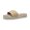 Beige, variant on Lovskoo 2024 Women's Wedges Heels Sandals Ethnic Style Sandals Thick Sole Shoes Rope Candy Color Slides Beach Slippers Black