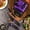 New 13+1 Black Purple, variant on 14-Piece Kitchen Knife Set with Holder: Chef, Fruit, Bone, Steak Knives, High Carbon Stainless Steel, Sharpener, Gift Boxed, Ideal Mother's Gift