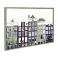 thumbnail image 2 of Kate and Laurel Sylvie Townhouses Framed Canvas Art Print, 23" x 33", byCaroline Mint, 2 of 7