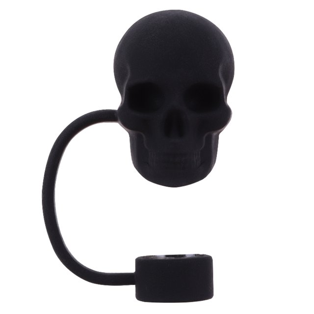 Adornos Paja Calavera Halloween Silicona A Prueba Polvo para 30 Y 40 Onzas