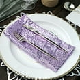 thumbnail image 2 of Balsa Circle 20" Lavender Sequins Napkins Wedding Decorating Tablecloths Holiday Dinner Party, 2 of 8