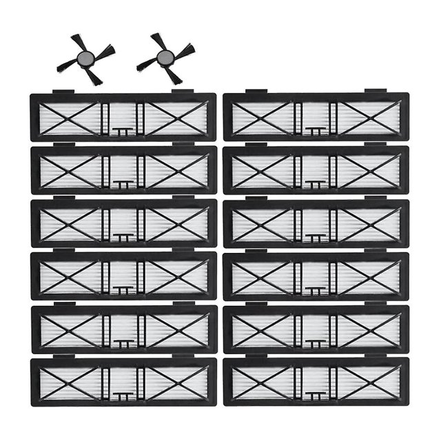 Cepillo lateral con filtro yuxing apto para Botvac D Series D3 D4 D5 D6 D7 D75 D80 D85 color negro