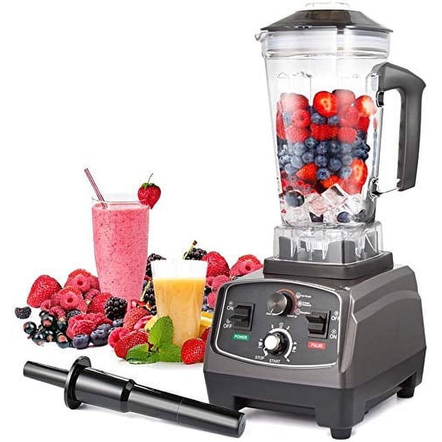 Blender Professional Countertop Blender, 1800W High Speed Smoothie Blender for Shakes and Smoothies, commercial blender with Timer, 68OZ BPA-Free Tri
