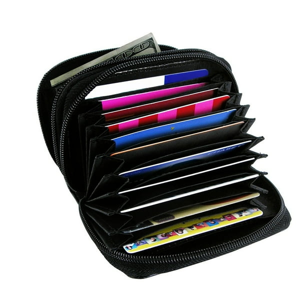 4BATYAM Travel RFID Blocking Leather Credit Card Case Holder Security