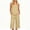 Khaki, variant on Caywon Womens 2 Piece Spaghetti Strap Cami Top Cropped Pants Set Sleeveless Elastic Waist Loungewear Breathable Wrinkle-Free Casual Loose Fit Conjunto de Ropa para Mujer