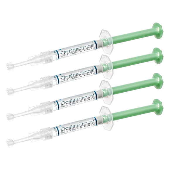 Opalescence 35% Gel Syringes Teeth Whitening - Refill Kit (2 Packs / 4 Syringes Total) Carbamide Peroxide. Made by Ultradent, in Mint Flavor. Tooth Whitening Refill Syringes