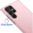 thumbnail image 4 of Case for Samsung Galaxy S22 Ultra Phone Case Protective Slim [Defend from Scratch/Slip/Drop/Fingerprint] Matte PC Hard Minimalistic Phone Cover for Samsung Galaxy S22 Ultra-Pink, 4 of 12