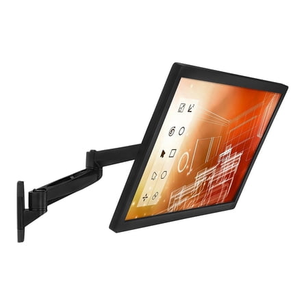 UPC: 0818103021200 | Mount-It! Monitor Wall Mount | Fits 13 -27  Computer Screens | TAA Compliant Black