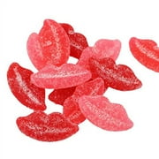 Gimbal's Fine Candies Sour Pucker-up Gummy Lips, 1 Lb