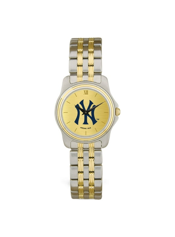 Women's  New York Yankees Gold Dial Two-Tone Wristwatch
