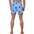 thumbnail image 3 of Unique Bargains Men's Fruit Pattern Lightweight Beach Pool Summer Board Shorts Blue 34, 3 of 5