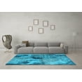 thumbnail image 3 of Ahgly Company Indoor Rectangle Oriental Light Blue Industrial Area Rugs, 5' x 8', 3 of 4