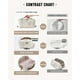 thumbnail image 4 of Bolsa de maquillaje EACHY Travel, de gran capacidad, impermeable, color beige, 4 of 7