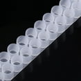 thumbnail image 3 of 6pc Plastic Queen Bee Double Cell Bar Strip Set Base For Beekeeping With 63 Queen Cell Cups, 3 of 10