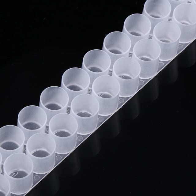 Plastic Queen Cell Cup, Queen Bee Double Cell Bar Strip Set, 63 Queen Cell Cups, Beekeeping Tools with 63 Holes, Practical Tools for Beekeeping
