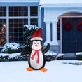 thumbnail image 2 of Northlight LED Lighted Inflatable Penguin Outdoor Christmas Decoration - 4', 2 of 4