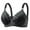 Black, variant on Open Back Sports Bra Push up Bras for Women, Wireless V Neck Comfortable Breathable Bralettes Full Cover Padded T-Shirt Underwear Brassiere Black 36