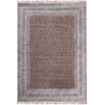 thumbnail image 1 of Casavani Handmade Cotton Runner Area Rug Hallway Stair Runner Rug, Brown 4x10 feet, 1 of 6