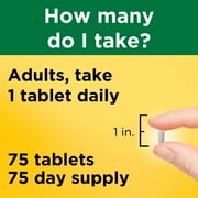 Nature Made Vitamin B12 1000 mcg Time Release Tablets, Dietary Supplement, 75 Count