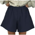 thumbnail image 2 of Womens Shorts Dressy Casual Short Pants Elastic High Waisted Beach Summer Cropped Trouser, 2 of 8
