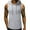 Gray, variant on Mens Shirts Summer Sleeveless Solid Color Drawstring Casual Tank Hort Sleeve Hooded Blouse