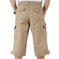 thumbnail image 3 of Pantalon Cargo Homme Uni 3/4 Poches Multiples Ample, 3 of 4