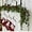 green-red, variant on Bootesun 6.5FT Christmas Garland, Seasonal Artificial Pine Winter Cypress Greenery Garland, Christmas Decorations Holiday Indoor Outdoor Christmas Decorations