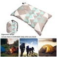 thumbnail image 4 of Automatic Inflatable Pillow High Elasticity Compression Foam, Ethnic Style Camping Pillow Easy to Carry, Suitable for Camping, 4 of 7