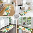 thumbnail image 6 of Yayeee Runner Rug for Bedroom 2'x6' Machine Washable Hallway Non Slip Mat, Retro Orange Floral, 6 of 8