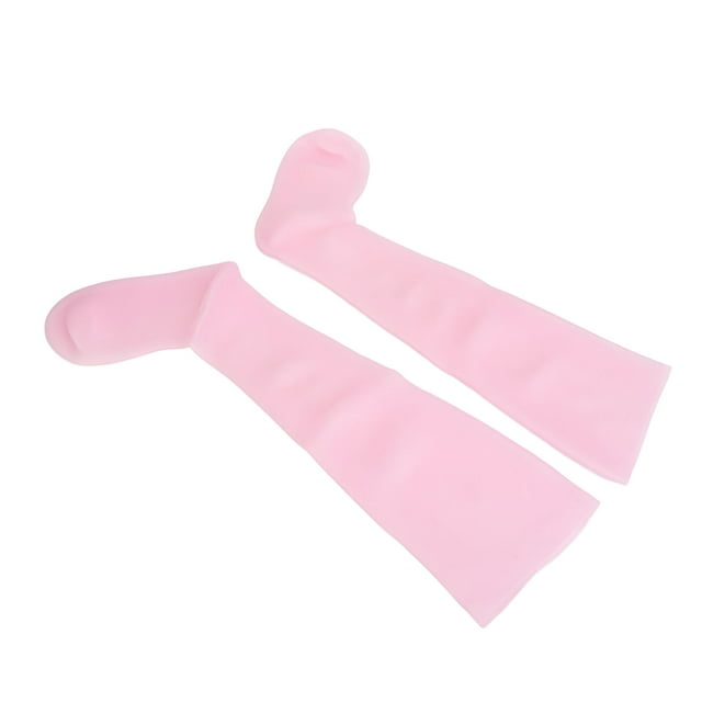 Calcetines Hidratantes Para El Cuidado de los Pies, Calcetines Hidratantes de Spa de Pie Rosa Para Pies Secos para la Mayoría de Las Mujeres