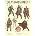 thumbnail image 2 of Men's Star Wars: The Mandalorian Character Guidebook Graphic Tee Beige X Large, 2 of 4