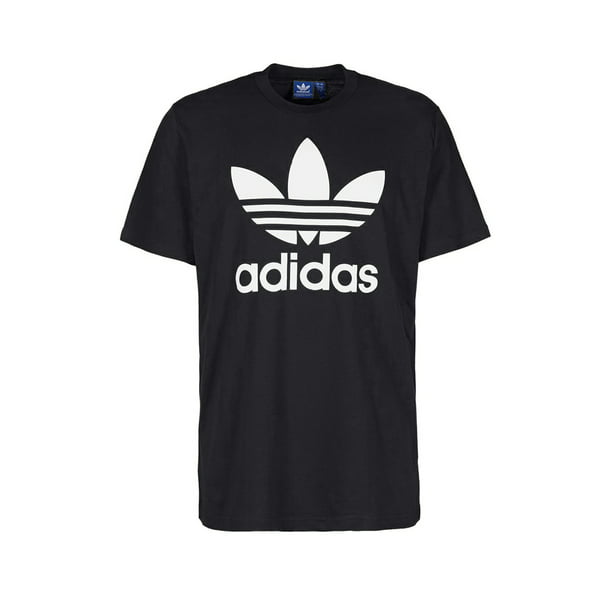 Adidas Men's Short-Sleeve Trefoil Logo Graphic T-Shirt Black XL -  