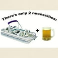 thumbnail image 4 of CafePress - I'D Rather Be Pontooning Beer Pontoon Boat T S - Light T-Shirt - CP, 4 of 5