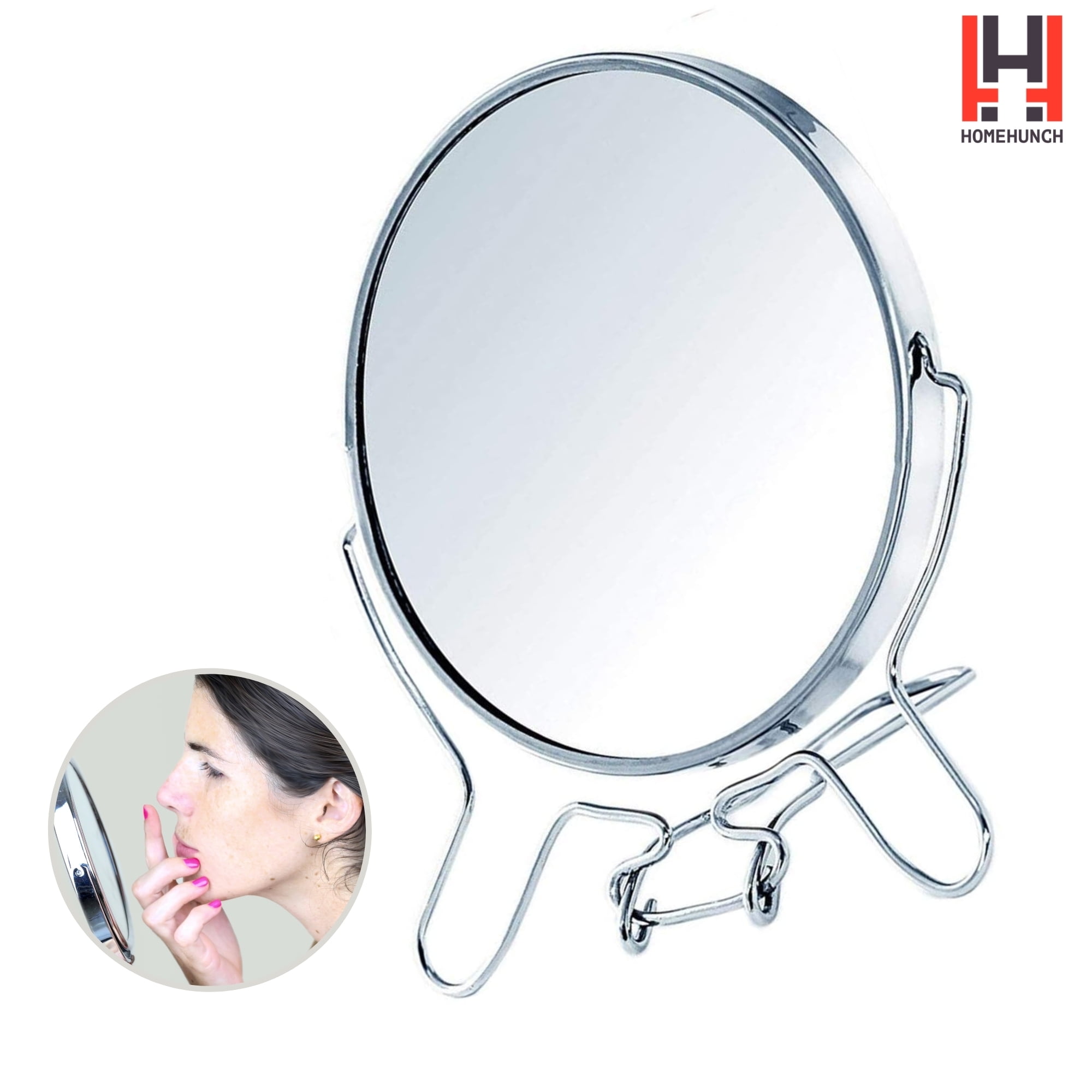 HomeHunch Makeup Mirror Small Double Sided Vanity Mirrors for Desk