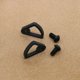 thumbnail image 4 of 3 Par Adecuado para Bicicleta Plegable de Fibra de Carbono, Soporte para Pies y Ruedas Easy Walking, 4 of 5