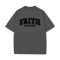 thumbnail image 5 of Ankishi Christian T Shirts for Men Faith Ephesians 2 8 Short Sleeve Religious Tee Crewneck Casual Tops for Streetwear, 5 of 7