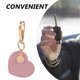 thumbnail image 3 of WRISTBIQUE 2Ud Colgante Decorativo En Cuero PU Rosa Para Llavero De Y, 3 of 8