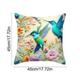 thumbnail image 3 of SLYNSHome Spring Throw Pillow Caes 18x18 inch,Village Birds Flower Plant Pillows Covers Farmhouse Seasonal Decorative Cushion Covers for Home Sofa Bed Couch, 3 of 7
