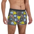 thumbnail image 5 of Mens Underwear Boxer Briefs - Geometric print Comfort Breathable men's boxer briefs with Flex Waistband, 5 of 7