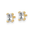 thumbnail image 2 of Auriga Fine Jewelry 14K Yellow Gold 1/2 cwt. Radiant Lab Grown Diamond Stud Post Earrings For Women (Clarity -VS/SI, Color -DEF), 2 of 5