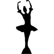Ballerina Silhouette Life Size Cutout Standup