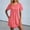 Pink, variant on jtjvou Swimsuit Coverup for Women 2026 Short Sleeve Bathing Suit Cover Ups Beach Summer T-Shirt Dresses with Pockets Black XXL