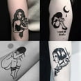 thumbnail image 3 of Pegatinas 100 Pegatinas Semipermanentes Impermeables Para Tatuajes Para Hombres Y Mujeres, Pegatinas De Tatuaje Para Parejas, 3 of 6