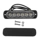 thumbnail image 1 of 3 uds 12-24v alto brillo de una sola fila 6led luz de advertencia de coche de carga camioneta de motocicleta reacondicionada luz de Flash explosiva decorativa luz estroboscópica, 1 of 4