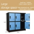 thumbnail image 2 of MECOLOR Metal small Locker for Girls Bedroom and Playroom Storage for Clothes,Bags,Toys and Book, 2 of 6