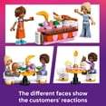 thumbnail image 4 of Set de construcción de juguetes LEGO Friends Restaurant con escuela de cocina, 4 of 6