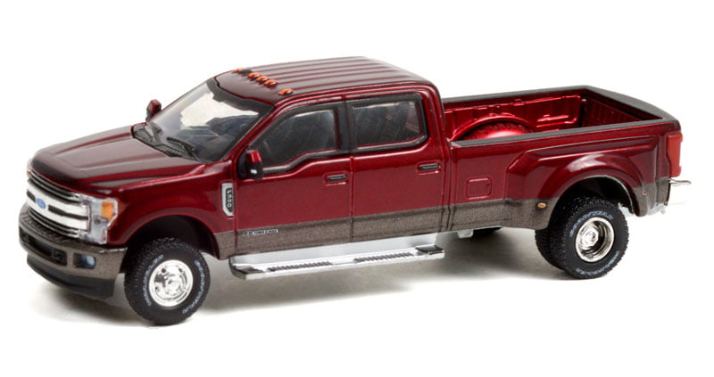 1/64 Dcp/Greenlight ruby red Ford F350 dually pick up truck new no box 
